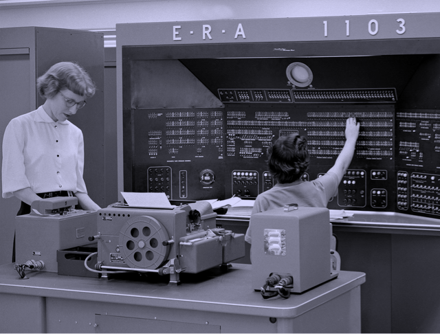 computer in the 1950s image
